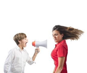 Child yells at her mother