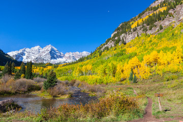 Fall at Maroon Bells Aspen Colorado