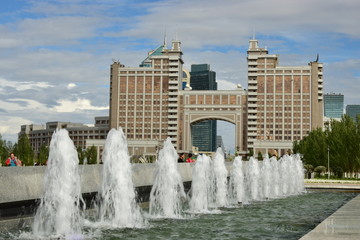 A view in Astana, Kazakhstan