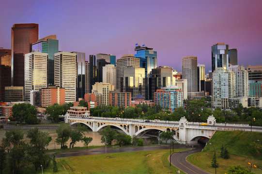 Calgary, Alberta, Canada - skyline cityscape