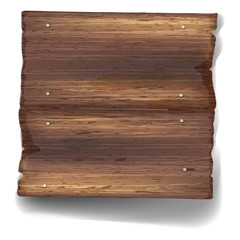Old boards. Vector illustration