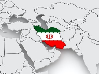 Map of worlds. Iran.