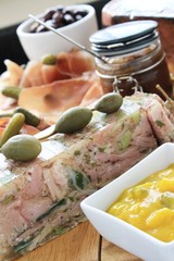 charcuterie antipasti antipasta antipesto selection on board