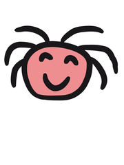 Lachendes Mädchen Smiley Gesicht