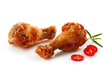fried chicken wings with sweet chili sauce