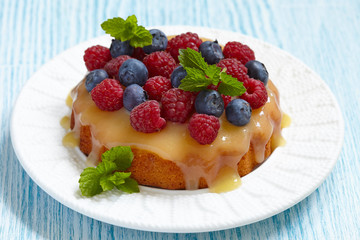 fresh berries tart