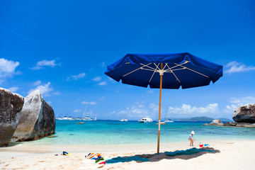 Picture perfect beach at Caribbean