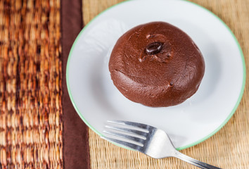 coffee frosting cupcake