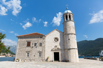 Nice view of blue sea and mountains