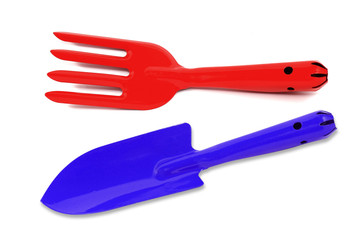 tool for garden work isolated on white background