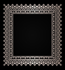 Obraz premium Srebrna ramka