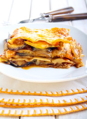 Vegetable lasagna bake