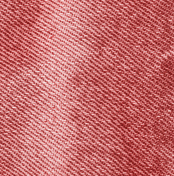 worn red denim fabric texture