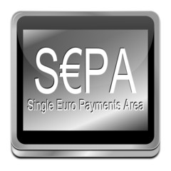 SEPA - Single Euro Payments Area - Button