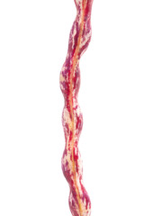 red bean pods isolated on white