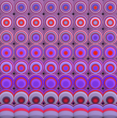 3d abstract tiled mosaic background in pink magenta red