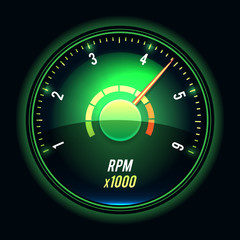Fototapeta premium Vector tachometer.