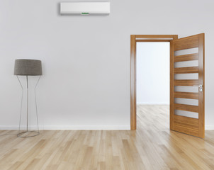 Interno con aria condizionata