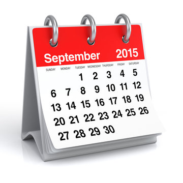 September 2015 - Calendar