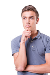 Obraz premium Thoughtful handsome.