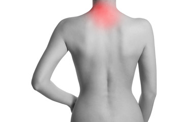 Fototapeta premium Woman suffering from backache