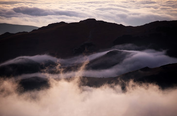 Alpine sea of clouds