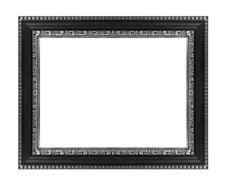 picture frame ancient isolated on white background.