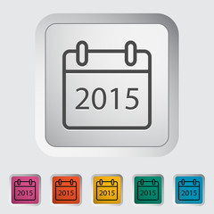 Calendar stroke icon
