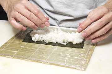 Sushi making