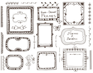 Hand - drawn elements for design