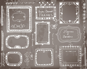 Hand - drawn elements for design