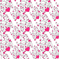 Abstract seamless cute colorful background