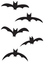 Halloween Bat Silhouettes