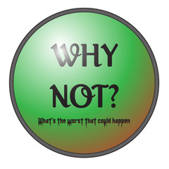 A 'Why Not' big green button