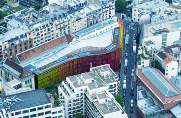 PARIS - JUNE 23, 2014: Aerial view of Ecole d'Enseignement Super