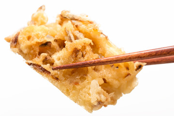 かき揚げ Tempura 白背景