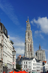 Fototapeta na wymiar Sehenwürdigkeit Antwerpen