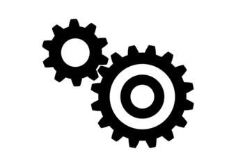 Industrial icon on white background