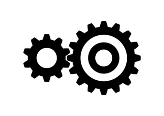 Industrial icon on white background
