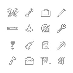 Tools icons eps.10