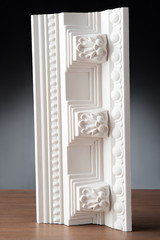 Fototapeta premium White Stucco modling
