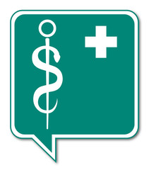 Logo poste de premiers secours.