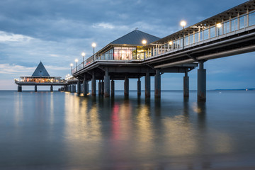 Pier of Seaside Resort Heringsdorf, Baltic Sea, Mecklenburg-West