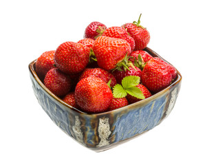 Strawberry in the bowl