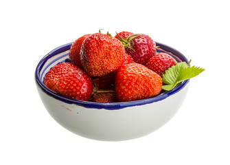 Strawberry in the bowl