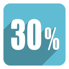 30 percent flat  icon