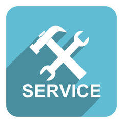 Obraz premium service flat icon