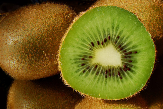 Kiwi, fondo, fruta, nutrición