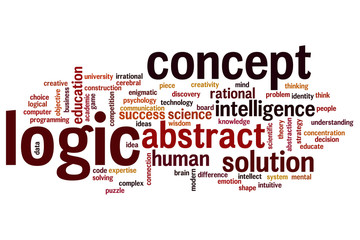 Logic word cloud