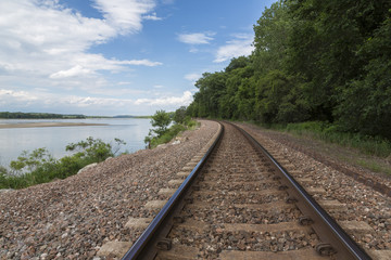 Fototapeta premium Railroad Track Scenic